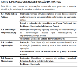 Painel e Indicador de Maturidade do Plano Plurianual das Entidades Municipais do Estado do Paraná