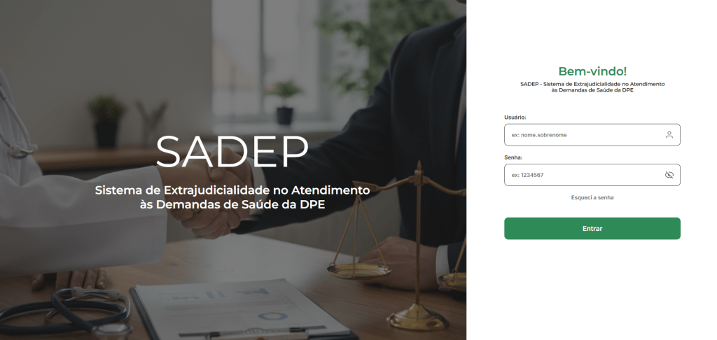 Sistema de Extrajudicialidade no Atendimento às Demandas de Saúde da DPE